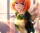 女の子のイラスト描きます アイコン、一枚絵、歌ってみたやMV用などなど色々！ イメージ1