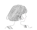 インスタ等で使えるおしゃれ繊細線画アイコン描きます 小物orカラーいずれか1点まで無料♪商用利用可◎ イメージ5