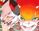 一枚絵を描きます キャラクターメインの雰囲気重視のイラストを制作します！！ イメージ1