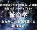 期間限定価格　究極のハイブリット統計学　で占います 《歴史ある占術の“いいとこ取り”を1つに統合した究極の鑑定》 イメージ1