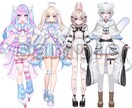 高可動域、高クオリティVTuberモデル制作します キャラデザにこだわりたい方、高品質なモデルを求めている方向け イメージ2