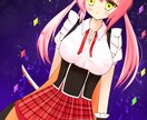 版権・オリジナル女性キャライラスト承ります 動画やSNS、CDジャケットなどで集客率UP！ イメージ1