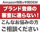 ブランド登録の審査でお困りの方、相談に乗ります 商標登録申請済の方Amazonセラー限定【初回相談限定】 イメージ1
