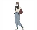可愛くてファッショナブルなイラストを作成します お気に入りのお洋服などをアイコン風にイラストにします！ イメージ2