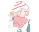 ほんわかタッチで可愛いちびキャラ描きます 個性的で表情豊かSNSやグッズにぴったり！商用利用◎ イメージ1