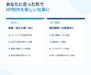 未経験からHP制作を商品化できる仕組みを提供します 個人の副業にも法人の新商材にも使えるHP制作環境 イメージ4