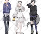 かわいい女の子や男の子を描きます シンプルなものからポップなもの、お顔アップや立ち絵など！ イメージ5