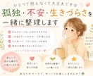 孤独・不安・生きづらさを一緒に整理します 生きるのしんどい、誰かに話したい。そのまま吐き出してください イメージ1