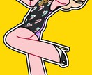 商用・二次利用◎ポップな人物イラスト制作します 立ち絵・グッズ・動画などに使えるオリジナルイラストです！ イメージ4