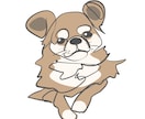 愛犬をひと味ちがった可愛いイラストで描きます かわいい愛犬をアイコン記念日プレゼントなどにいかがですか？ イメージ1