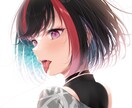 Live2D用パーツ分け対応！美少女キャラ描きます Vtuber立ち絵・アイコン・ヘッダーなど イメージ4