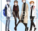 3000円で全身立ち絵描きます TRPGやゲームなど、用途に合わせてキャラクター描きます！ イメージ5