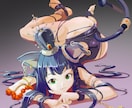 キャラクターの作成いたします 男女からクリーチャー・メカまで対応 イメージ1