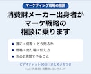 消費財メーカー出身者がマーケ戦略の相談に乗ります 誰に・何を・どう売るかを60分で整理。次の一手まで決めます イメージ1