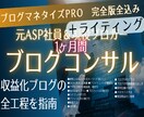 プロが30日間徹底コンサルで収益化ブログにします 私の全てを全力投入してアフィリエイト＆広告で収益化させます イメージ1