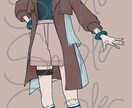 キャラデザ、立ち絵お描きします 自分だけのキャラクター立ち絵作ってみませんか？ イメージ5