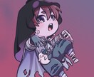 SDキャラ作成いたします SDキャラの立ち絵※アニメ塗りメインになります イメージ3