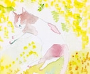 絵画作品を制作します 似顔絵や、お好きなテーマ(気持ちや好きな生き物など) イメージ1