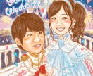先着5組様まで2名様4000円★結婚式の似顔絵ます 賑やかでポップな似顔絵でハッピーな新婚生活を彩ります♪ イメージ2