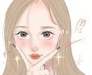 商用可◎オルチャン風が可愛いアイコン描きます 韓国トレンド好きさんにぴったり♡お顔、髪、とにかく可愛く♡ イメージ3