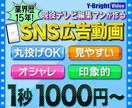 1秒1,000円から！テレビに勝つ広告動画作ります あなたの商品・サービスをSNSで広めましょう！ イメージ1