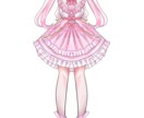 可愛いいアイコン・立ち絵お描きします キラキラ可愛い目を引くイラストをお描きします！ イメージ5