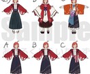 3面図制作します 3Dモデリングに最適！Vtuber、VRchat向け イメージ1