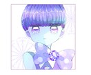 商用利用可！アイコン映えする可愛いイラスト描きます キラキラ個性のある凛としたゆめかわイラストをお届けします。 イメージ4