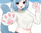心を込めてかわいいイラストお描きします アイコン、全身、配信用などなんでもお任せ下さい！ イメージ5