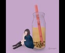 SMSアイコン作成します 雰囲気のイラストを作成します。髪型や服装などで要望ください。 イメージ3