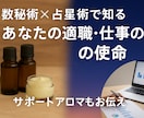 数秘×星で天職と使命を明らかにします 転職・起業などキャリアの方向性を示します イメージ1