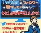 X/旧ツイッターフォロワー数+2000増やします 最安値サービス！懸賞垢ではありません！ イメージ1