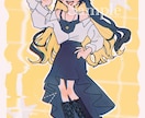 最短当日で地雷系やサブカル女子のイラスト描きます 初めての方も大歓迎！アイコンからキャラデザまで丁寧に対応 イメージ7