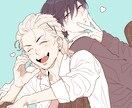 イラストお描きいたします 単体も仲良しさん達も大歓迎です イメージ1