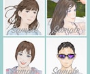 何気にプチプラのあやさんとお揃いになれます SNSアイコンやバナーなど優しいタッチで似顔絵を仕上げます。 イメージ2