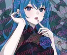 SNSやサムネイルに使えるイラストをお描きします あなただけの華やかなイラストを制作します！ イメージ2