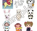 かわいいイラスト描きます 動物・女の子ミニキャラなど。丁寧にお描きします。 イメージ1