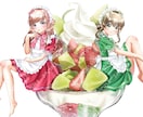 髪にこだわった可愛い一枚絵や動画用イラスト描きます 髪フェチが可愛いロリイラストを描きます イメージ7