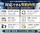 行政書士が「Webサイト制作委託契約書」作成します 契約書に強い行政書士が「Webサイト制作委託契約書」を作成。 イメージ4