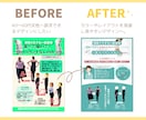 データプレゼント！チラシデザイン添削します 初めてデザインをした方向け！デザイン迷子さん、ご相談ください イメージ4