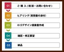 品質重視・修正無制限でロゴを作成致します 丁寧にヒアリングし納得いくまで作成します！ イメージ2