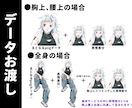 TRPG・Vtuber等◼︎胸上〜全身描きます 修正無制限！個性的なデザインを考えるのが好きです！ イメージ4