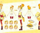 配信に適した可動域のLive2Dモデルを制作します イラスト＋モデリングのセットです。 イメージ3
