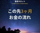 あなたの今後3ヶ月間の金運を霊感タロットで見ます 4月限定価格！お金の流れとアドバイスで備えよう！ イメージ1