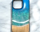海レジン　ハワイアンスマホケース作成します あなたの手元にやすらぎの海をお届けします イメージ3