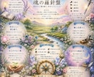 算命学をベースに、あなたの羅針盤アートを描きます 完全オリジナルオーダーアート！あなたの宿命や才能を鑑定します イメージ1
