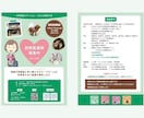 あなたの事業を幅広く伝えるチラシを作成します アナログとデジタルの両方で使用できるので便利◎ イメージ6