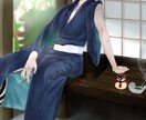 色気ある厚塗り一枚絵作成します BL等ジャンル自由！大人っぽい雰囲気のイラスト描きます！ イメージ3