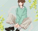キュートな女の子のSNSアイコンヘッダー制作します ワクワクする可愛い女の子のイラスト描きます！ イメージ7
