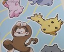 最短24h対応◎ ゆるかわいい動物アイコン描きます すぐに出会える、ずっと使える相棒どうぶつ。 イメージ1